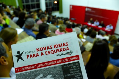 Sessão de abertura do “Novas Ideias para a Esquerda – Socialismo 2011” subordinou-se ao tema “Os Novos Caminhos da Esquerda em Portugal”. Foto de esquerda.net.