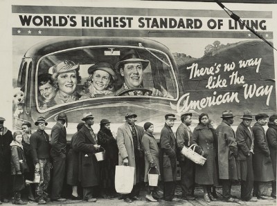 Refugiados das inundações do Rio Ohio, Louisville – Fevereiro de 1937, Foto de Margaret Bourke-White para a revista “Life” – Disponibilizada por Cea/Flickr