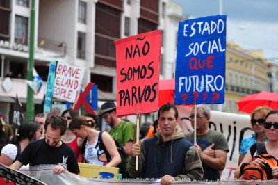Manifestação de trabalhadores/as precários/as - MaydayLisboa 2011. Foto de Paulete Matos.