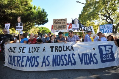 Vigília ao Conselho de Estado, 21 de Setembro de 2012. Foto de Paulete Matos.