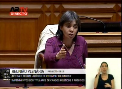 Catarina Martins apresentou o projeto de lei do Bloco