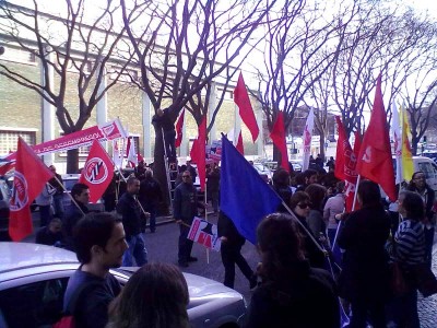 Interjovem mobilizou-se esta quarta-feira para denunciar precariedade em Lisboa.