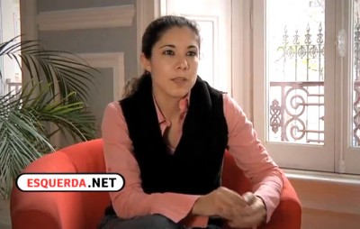 Joana Mortágua explica as linhas gerais das Jornadas contra o Governo da Troika.