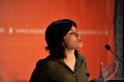 Odete Costa é a segunda candidata do Bloco pelo círculo de Aveiro - Foto de Paulete Matos