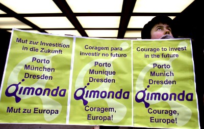 Processo de insolvência da Quimonda deixou cerca de 12 mil trabalhadores no desemprego Foto de Mário Cruz, Lusa.