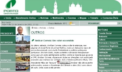 Câmara do Porto usa o seu portal electrónico para fazer pressões inaceitáveis sobre jornalistas
