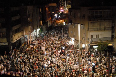 Mais de 150 mil pessoas já se haviam manifestado contra o governo de Netanyahu no sábado passado, dia 30 de Julho.