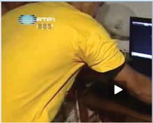 Imagem da reportagem da RTP