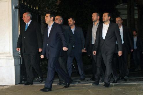 Tsipras está incansável. Foto Left.gr