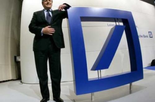 Josef Ackermann, presidente do Deutsche Bank