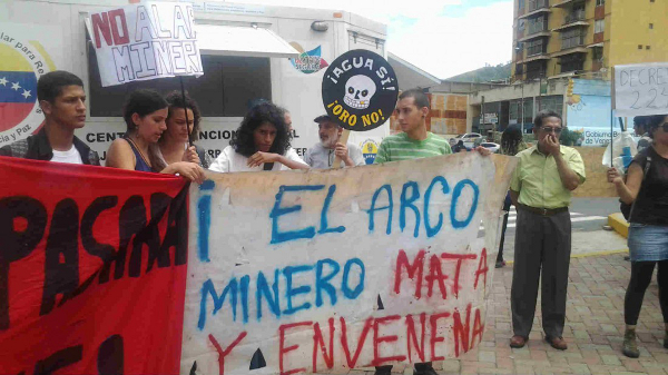 Os protestos contra o Decreto do Arco Mineiro do Orinoco aumentam