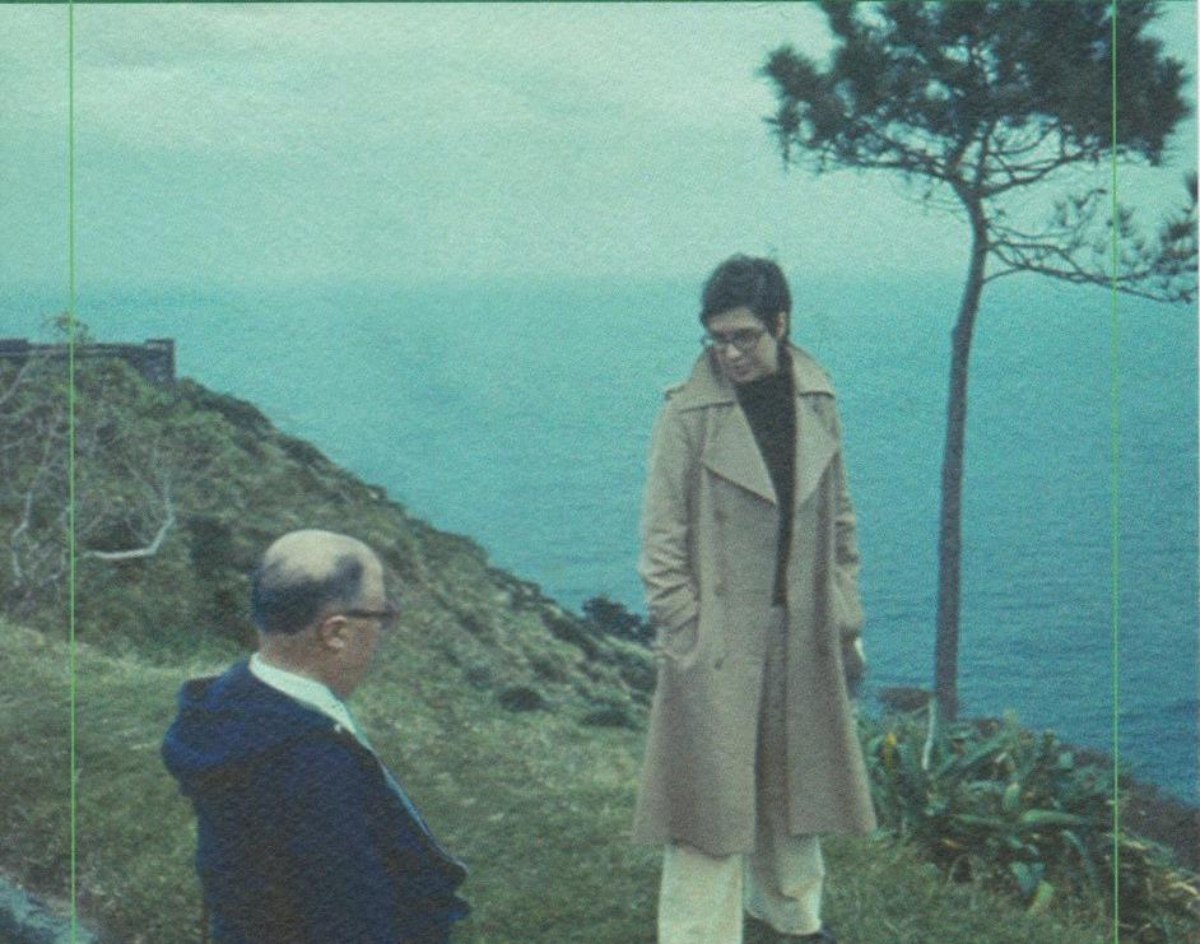 Corino Andrade e Paula Coutinho nos Açores, em janeiro de 1976. Foto: Arquivo pessoal de colegas e amigos de Paula Coutinho.