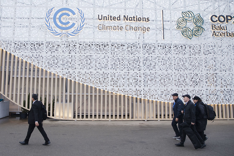 Delegações chegam à COP29