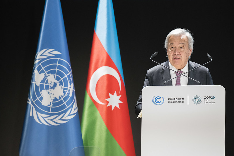 Guterres na COP29
