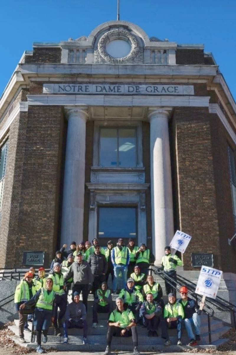 greve correios Canadá