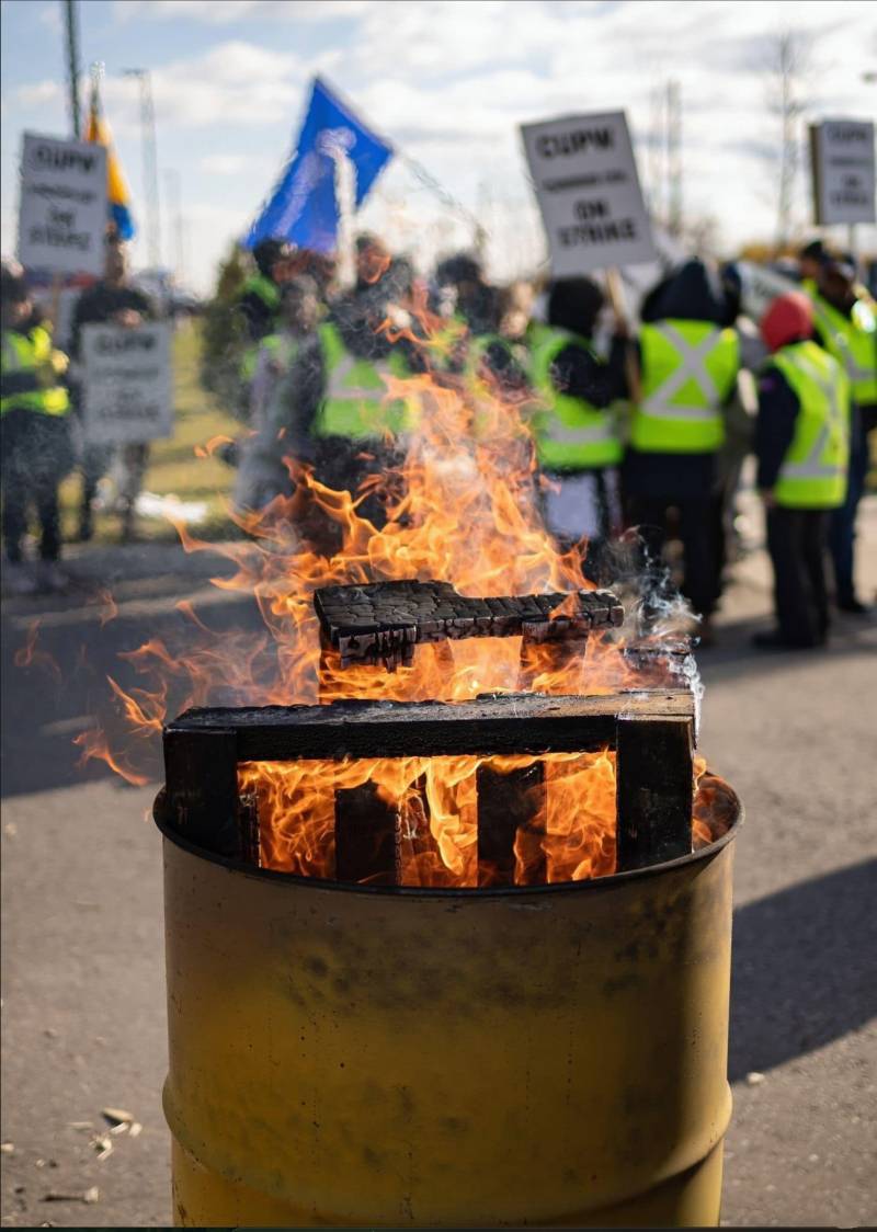 piquete de greve dos correios do canadá