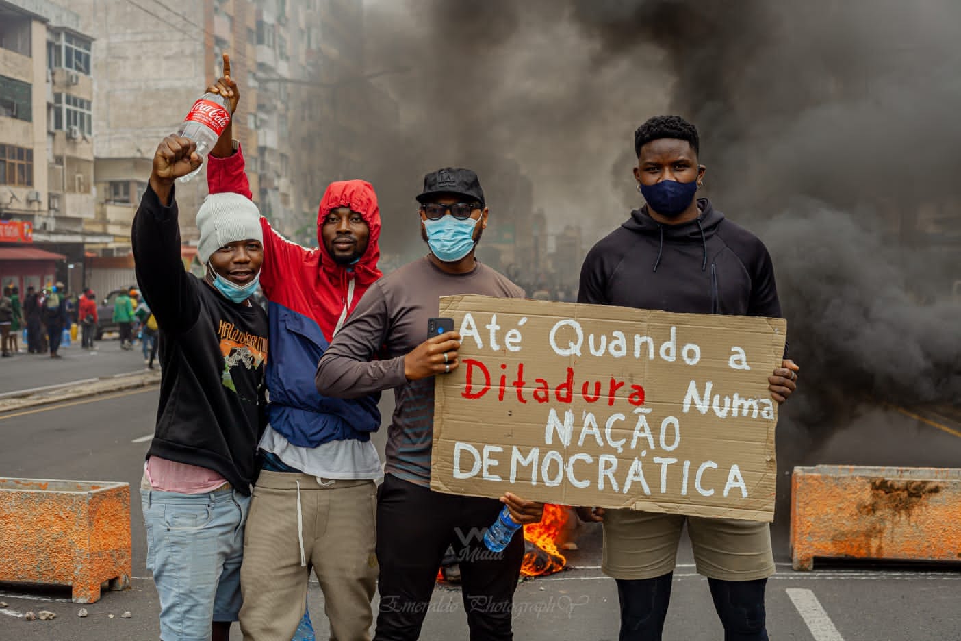 manifestação Moçambique