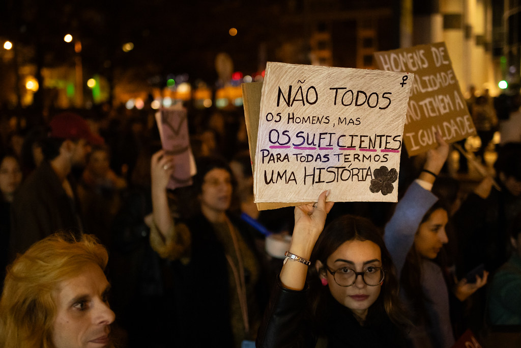 Foto de Ana Mendes, Marcha pela Eliminação da Violência Contra a Mulher, Lisboa, 25 de novembro de 2024