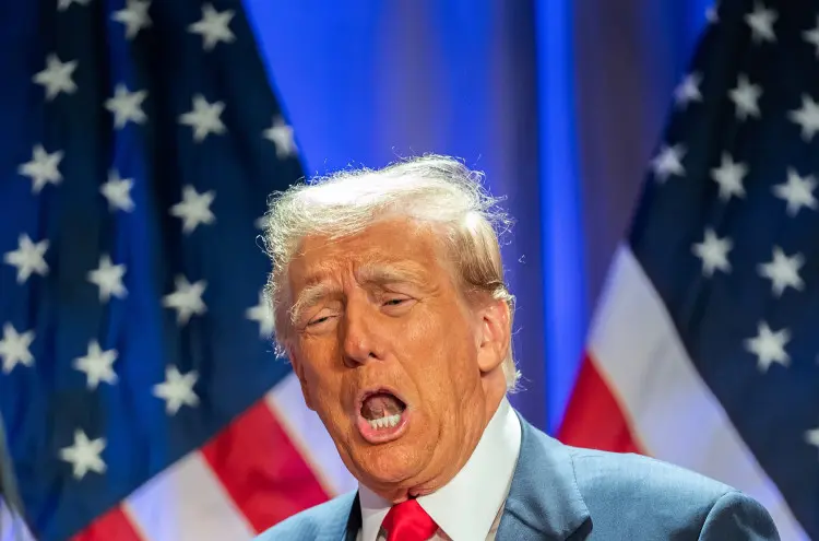 Donald Trump. Foto de Allison Robbert/EPA/Lusa.