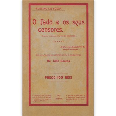 Livro: O Fado e os seus censores