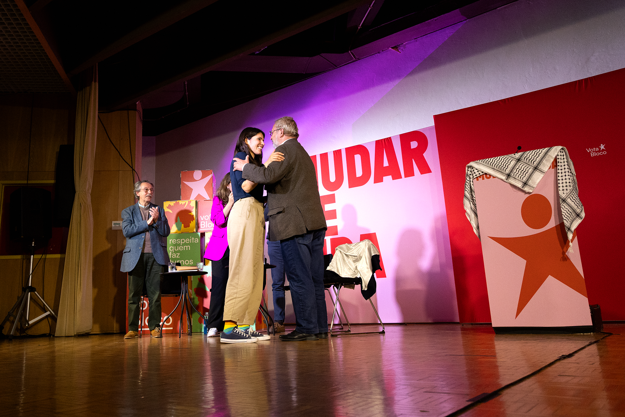 Mariana Mortágua e Luís Fazenda