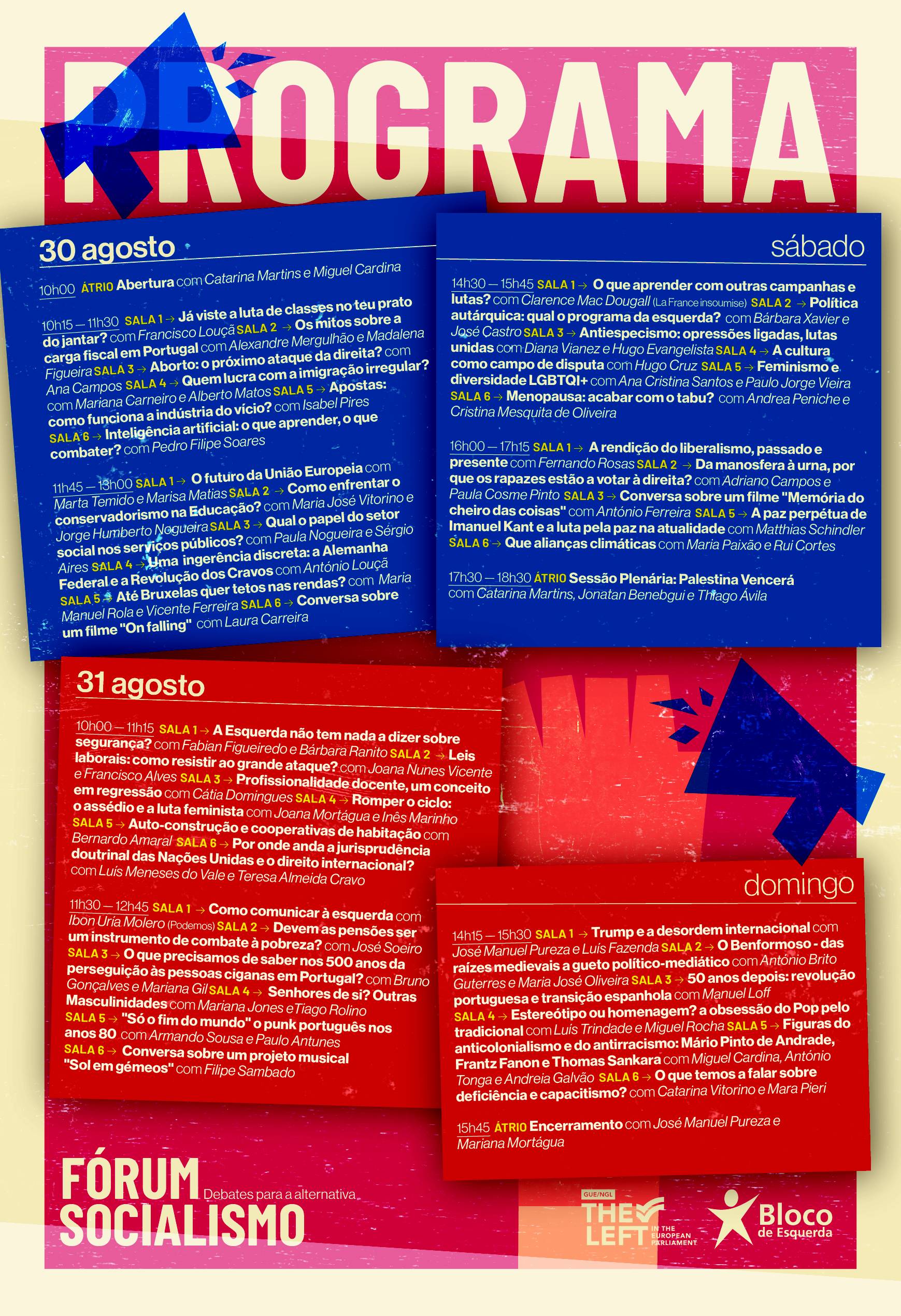 Prorama Fórum Socialismo 2025