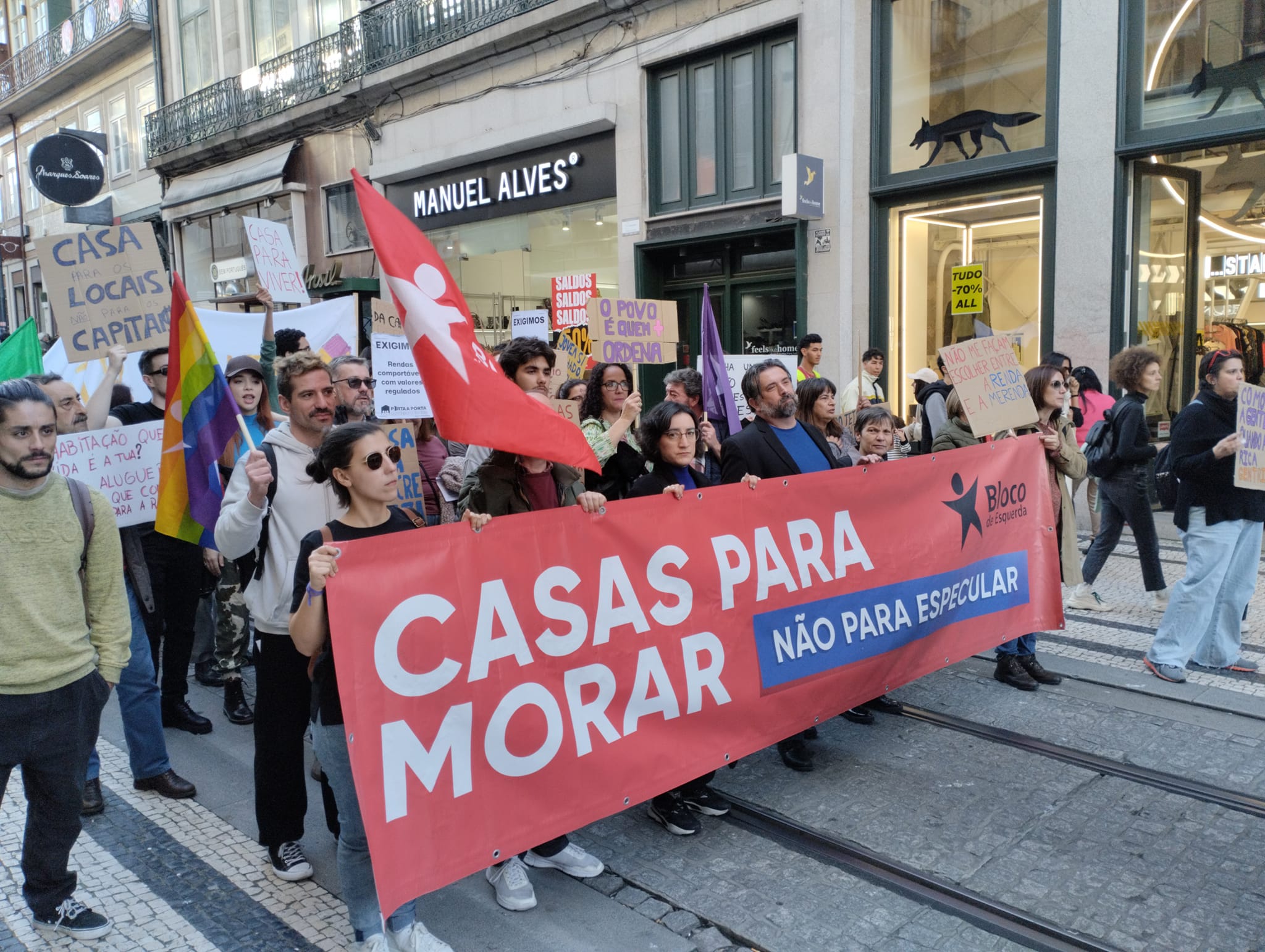 Manifestação Casa para Viver, janeiro 2024