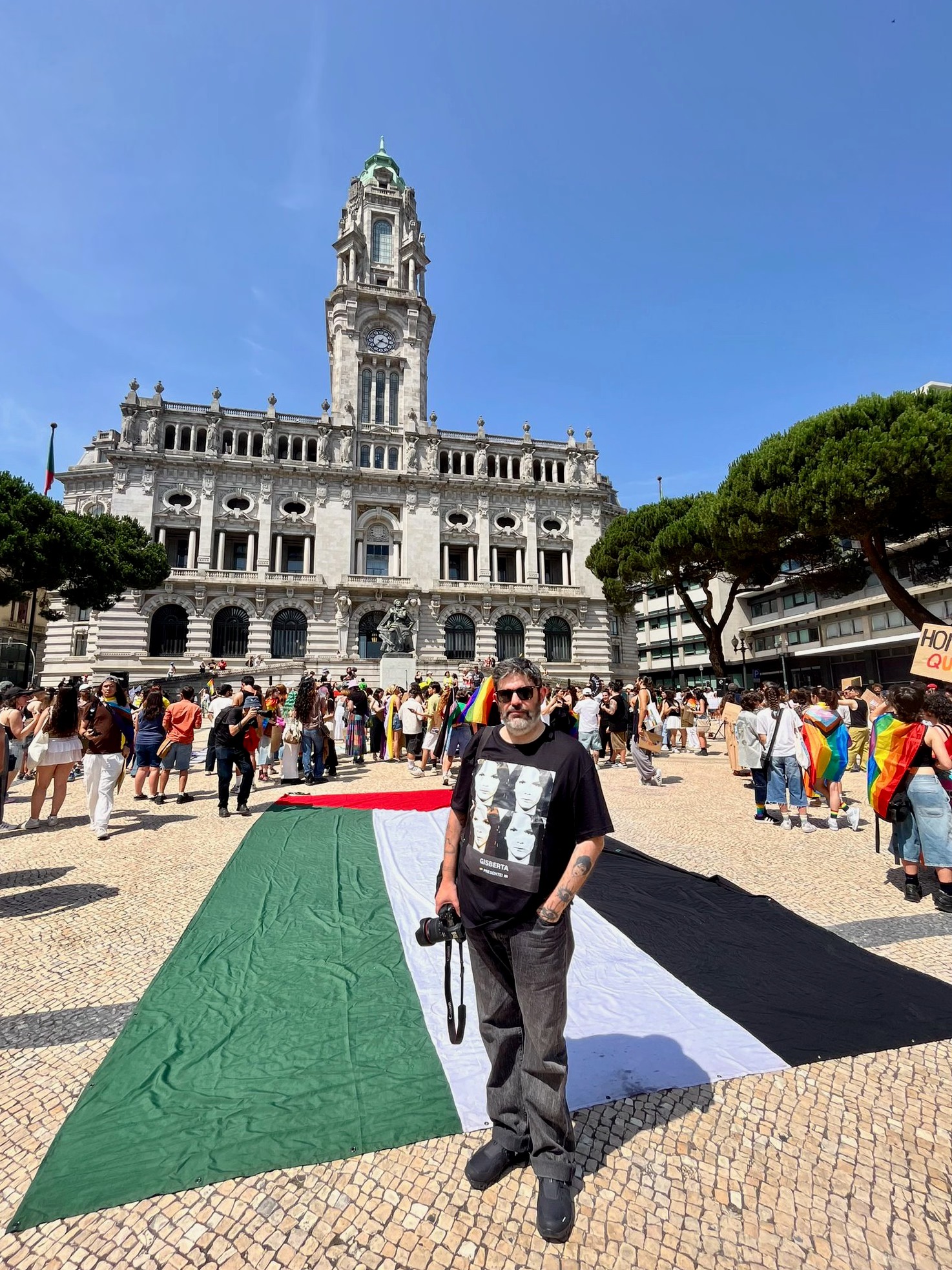 Sérgio Aires na 20ª Marcha do Orgulho LGBTI+ do Porto, junho 2025