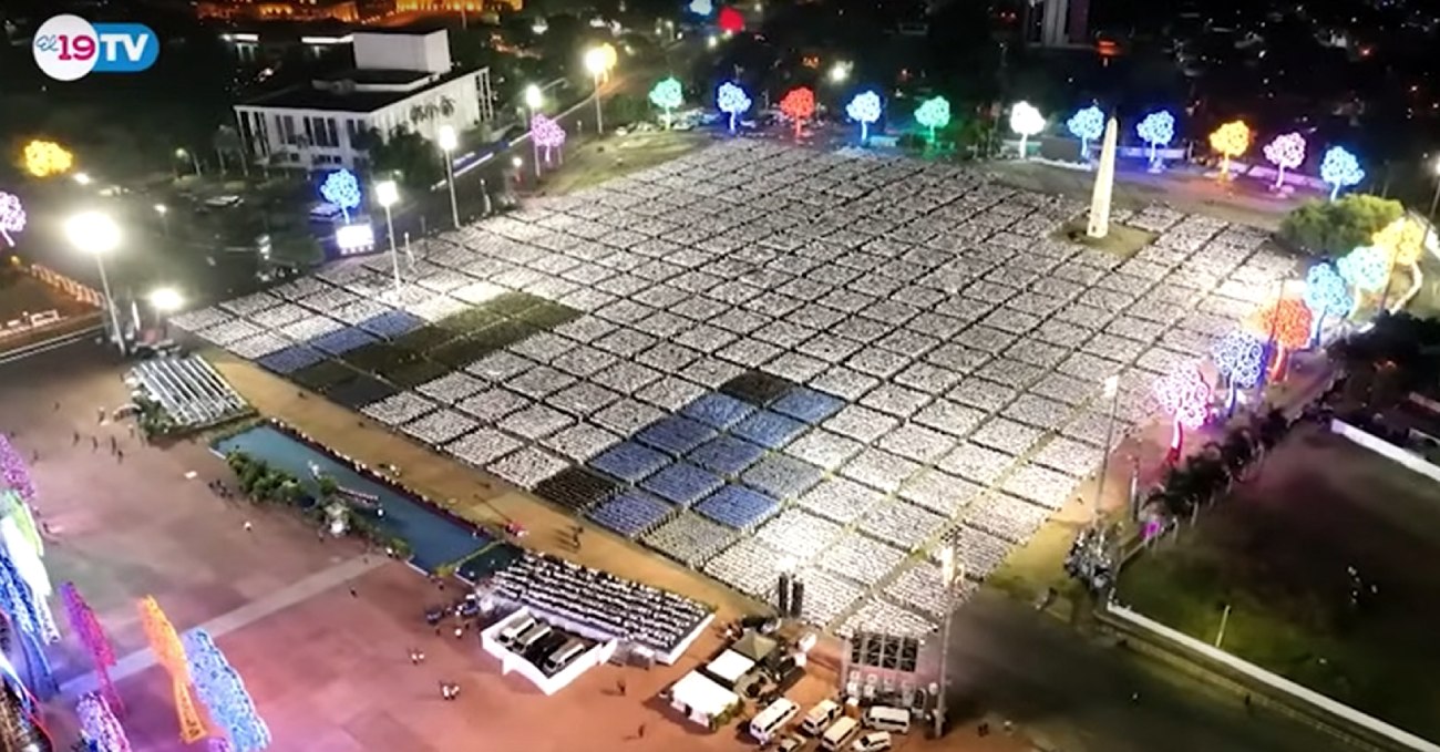 Comício do 19 de julho de 2025 no 46° aniversário da Revolução Sandinista