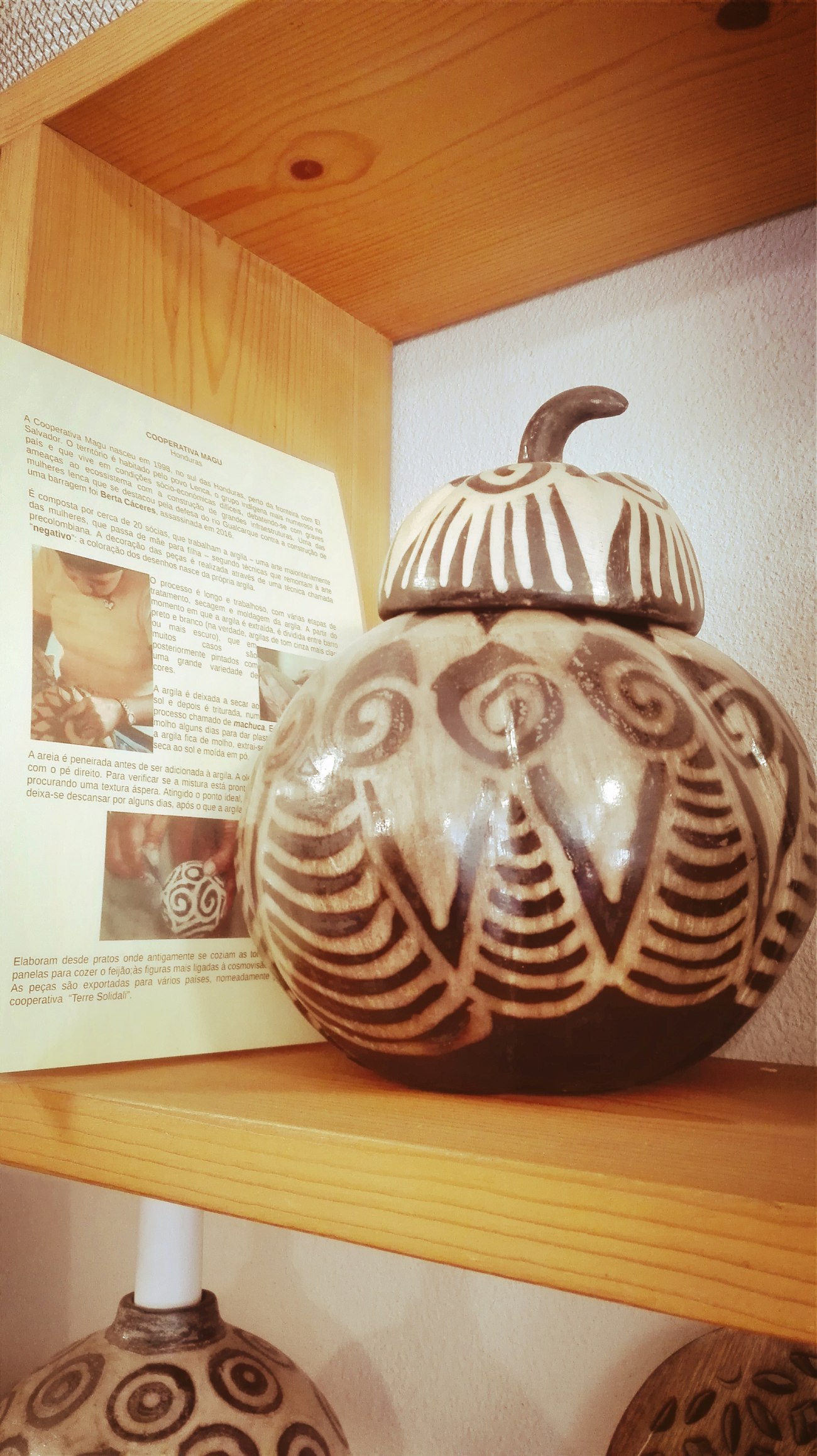 Artesanato da cooperativa Magu, das Honduras