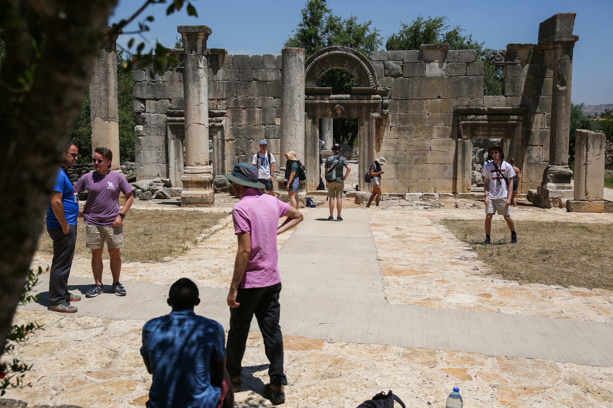 Israelitas visitam o Parque Nacional Baram, 6 de junho de 2018.