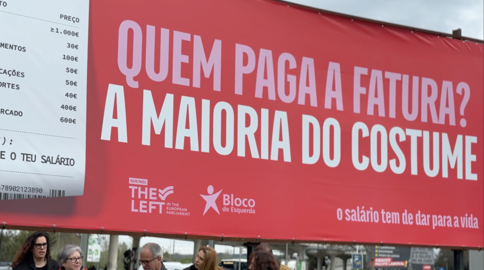 novo cartaz do Bloco.