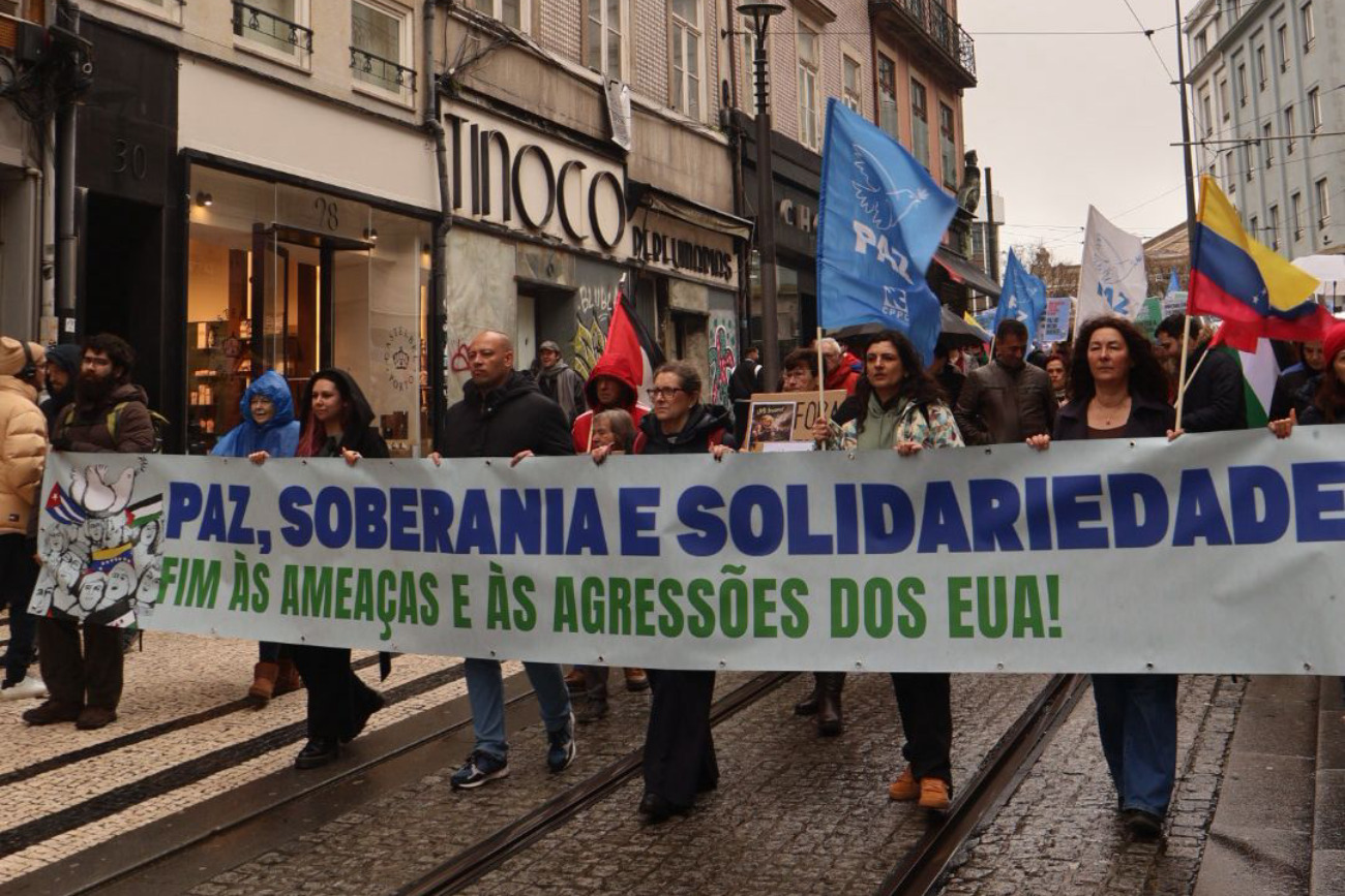 Manifestação no Porto.