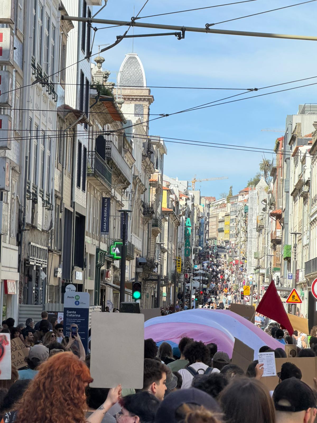 Manifestação do Dia da Visibilidade Trans no Porto
