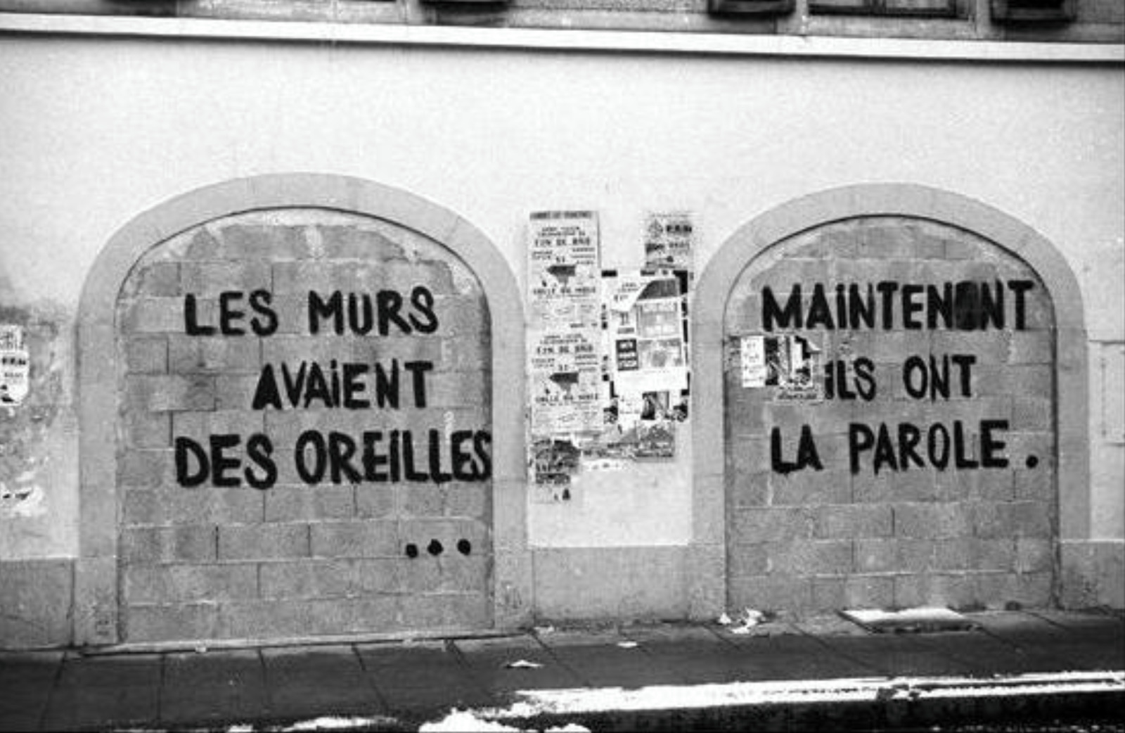 Muros da Sorbonne, Paris, 1968.