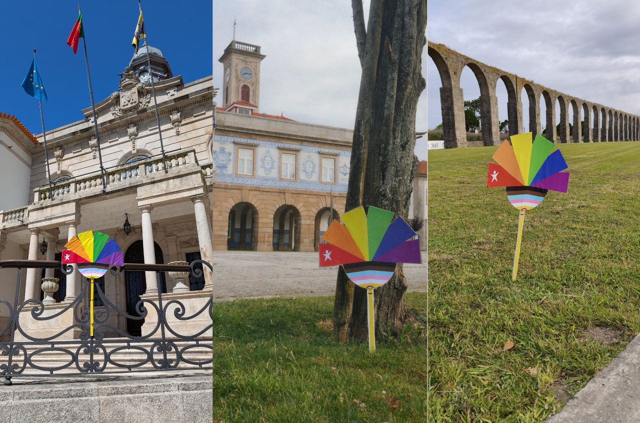 Cravos LGBTQIA+ na Câmara e Gaia e na Póvoa de Varzim e Vila do Conde