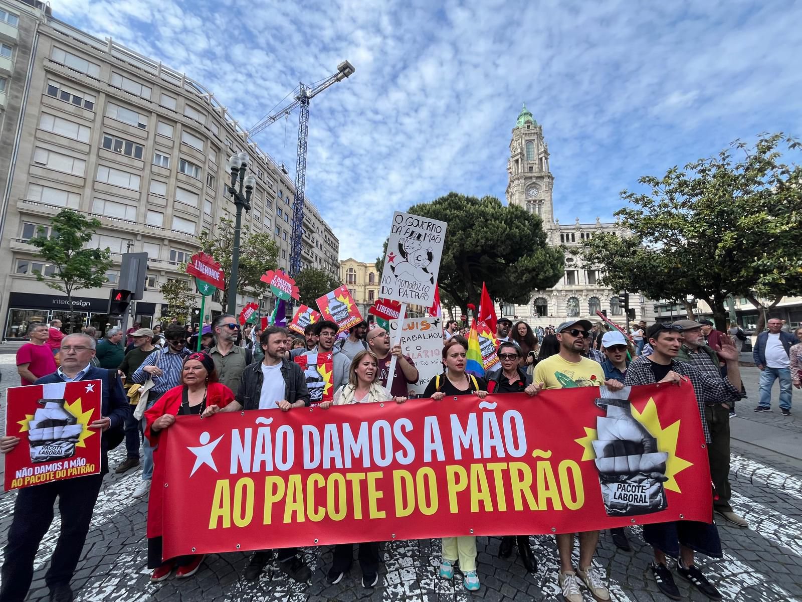 Manifestação do 1º de Maio da CGTP no Porto