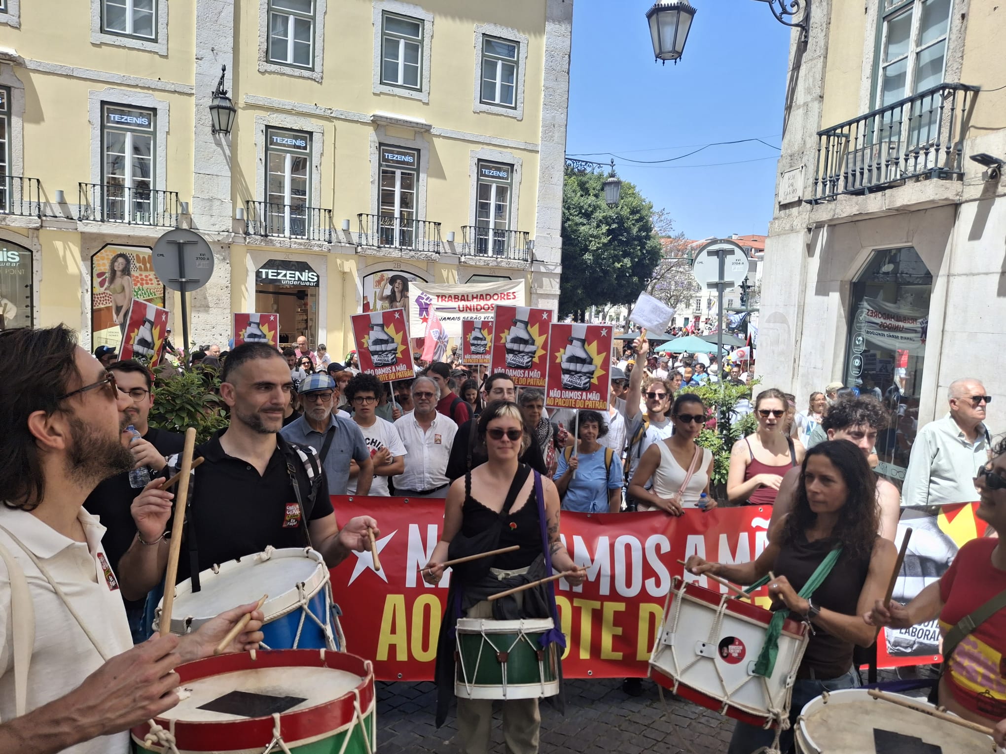 Manifestação da greve geral em Lisboa