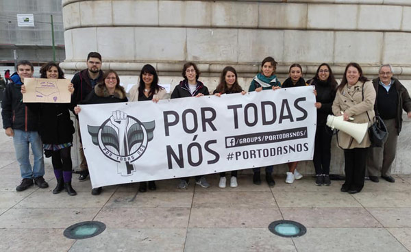 Solidariedade em Lisboa contra criminalização do aborto no Brasil