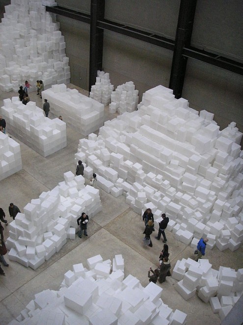 Embankment por Rachel Whiteread, Tate Modern Londres Abril 2006 - Foto wikimedia