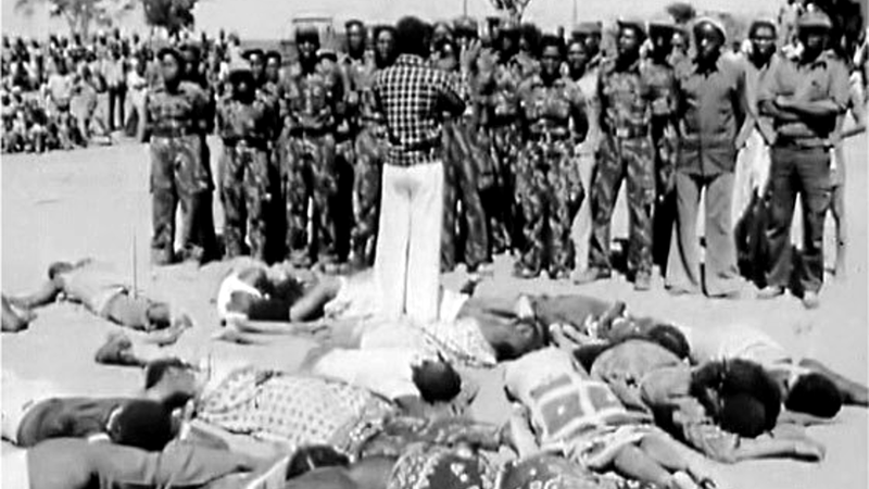 Massacre de Mueda. Foto publicada na página de internet do Governo da Província de Tete.