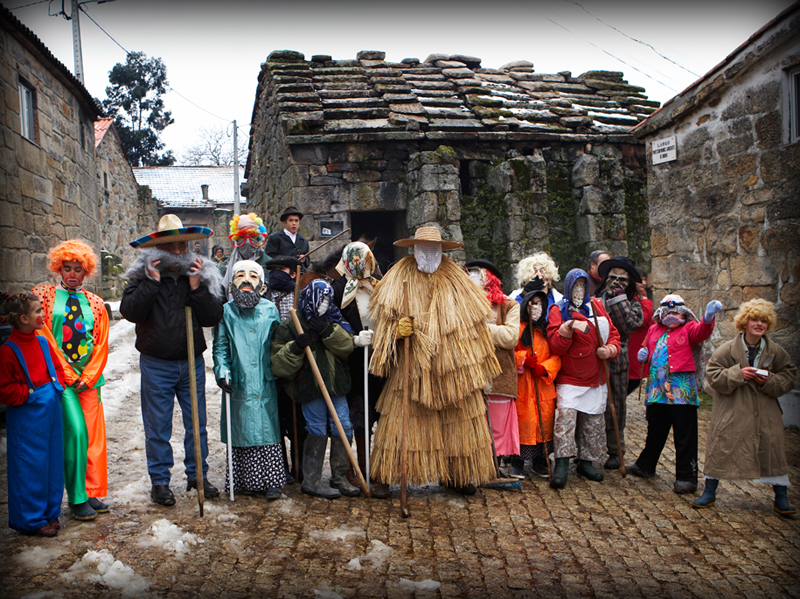 Entrudo em Tourém, Montalegre - Foto extraída de naturbarroso.net