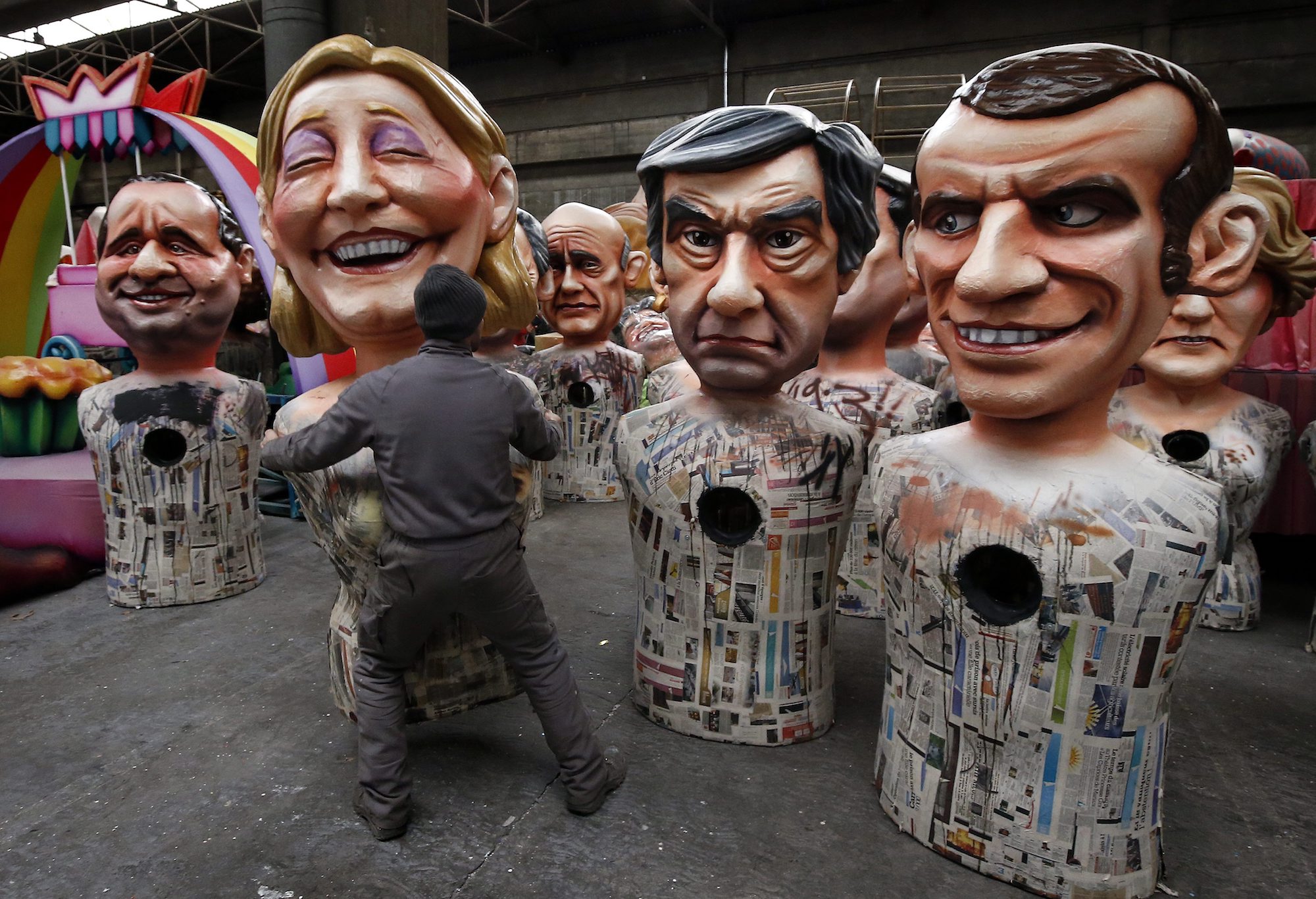 Carnaval francês, foto de Sebastien Nogier, EPA/Lusa