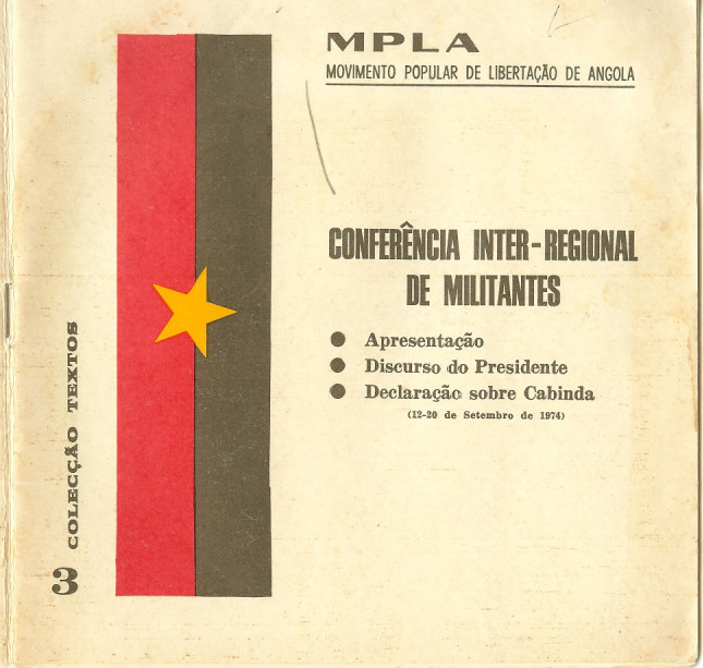 Resoluções da Conferência Inter-regional do MPLA, que foi o verdadeiro Congresso