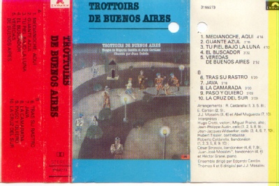 Capa de "Trottoirs de Buenos Aires"