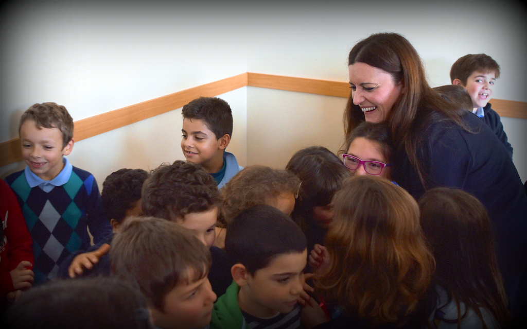 Foto do dia | Visita à Escola Profissional da Moita