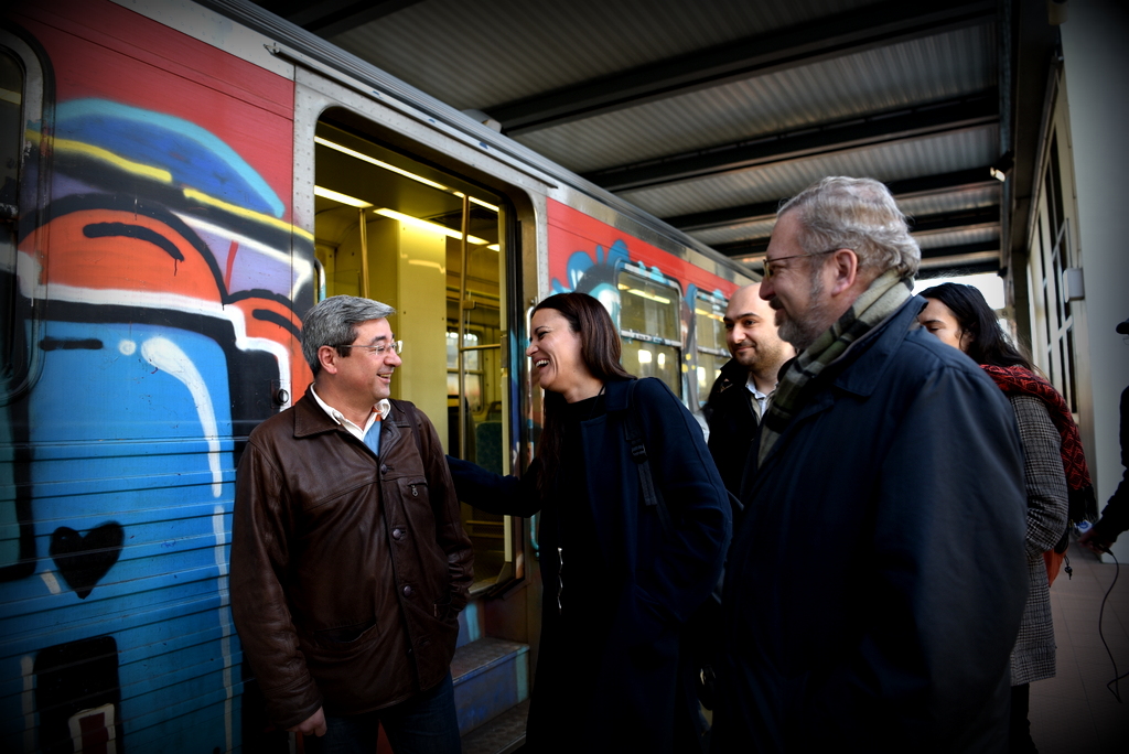 Foto do dia | Viagem de comboio de Águeda até Aveiro