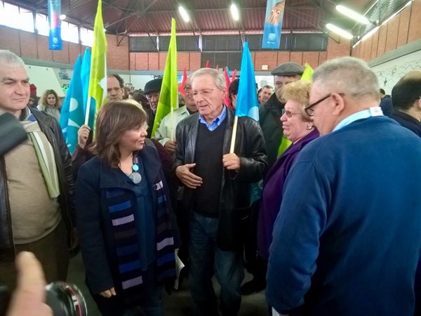 Catarina Martins no mercado de Olhão Catarina Martins no mercado de Olhão