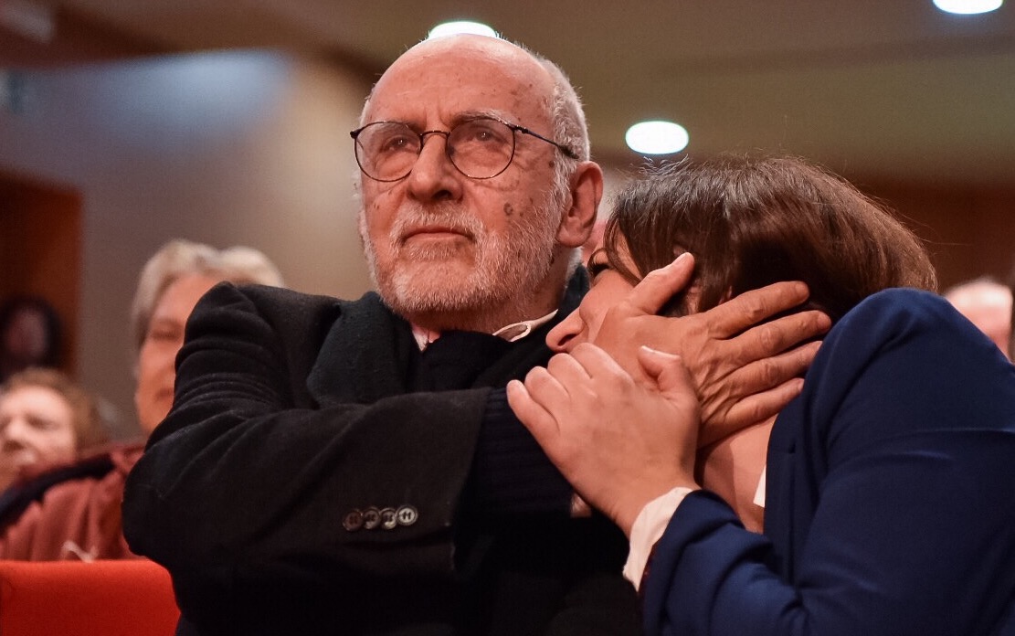 Foto do dia | Marisa com António Pinho Vargas, em Almada