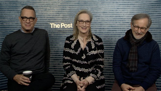 Tom Hanks, Meryl Streep e Steven Spielberg